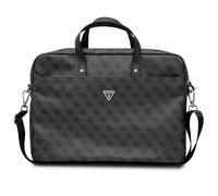 Guess Logo Saffiano 4 G Hot Stamp Triangle, Sac Mixte, Noir