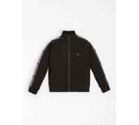 Guess Long Sleeve Zip Sweatshirt Juniors Blk A996 JBLK 14Y Male