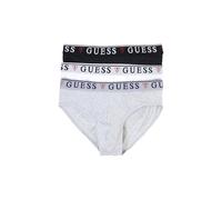 GUESS Lot de 3 slips Eco Brian Hero pour homme, Combo noir et blanc, Large