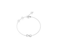 GUESS Love Bites 18mm Infinity Bracelet Rhodium argenté
