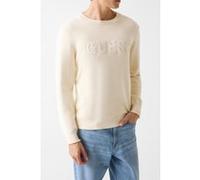 GUESS Ls Cn 3d Logo Quicksand Taille: L | Pulls Outlet | Homme