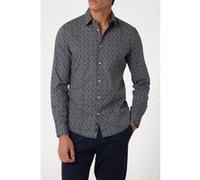 GUESS Ls Italian Colla Rou Blue Mixed Flowers Taille: 42 | Casual chemises Outlet | Homme | Bleu