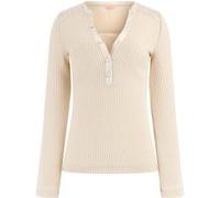 GUESS Ls Matilde Henley To Peach Peony Taille: XS | Manches longues Outlet | Femme | Orange