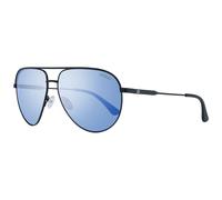 Guess - Lunettes de Soleil Aviateur Noires Verres Miroir - Homme - Accessoires - Noir - Taille: ONE Size