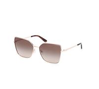 Guess Lunettes de soleil femme GU00192 Métal or rose brillant Taille 59