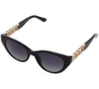 Guess Lunettes de soleil GU7698, Noir brillant injecté 57, Femme
