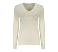 Guess - Maille ras du cou - Femme - Pulls - Blanc - Taille: 44 FR