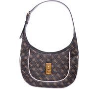 Guess Maimie Sac Hobo Logo 4G Avec Chaîne Pour Femmes En Marron