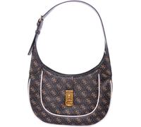 GUESS Maimie 4G Logo Sac Besace Chaîne Bracelet Femmes Sac en Marron