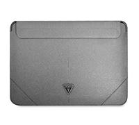 Guess Manches GUCS14PSATLG 13/14" srebrny/Silver Saffiano Triangle Logo
