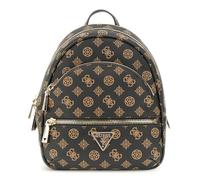 Guess sac à dos de loisirs Manhattan II Backpack Mocha Logo marron foncé