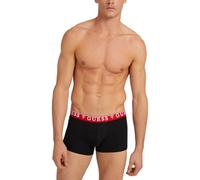GUESS Boxers 'Brian' bleu foncé / gris clair / rouge / noir, Taille M