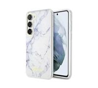 Guess Marble Collection Housse blanche - Samsung Galaxy S23 Plus