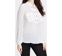 GUESS Marciano By Aaron Blouse Ro True White A000 Taille: XS | Chemisiers Outlet | Femme | Blanche