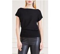 GUESS Marciano By Amelie Off Shoulder Jet Black A996 Taille: XS | Pulls Outlet | Femme | Le Noir