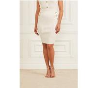 GUESS Marciano By Andromeda Stitched Pale Mini Skirt Pearl Taille: L | Mini Jupes Outlet | Femme | Blanche