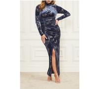 GUESS Marciano By Angelica Tabitha Max Secret Blue Maxi Dres Taille: M | Robes longues Outlet | Femme | Bleu