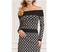 GUESS Marciano By Angelina Off Shoulde All Over Jacquard Kni Taille: XXS | Pulls en Maille Outlet | Femme