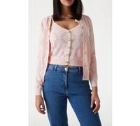 GUESS Marciano By Anna Cardi Allover Sweater Blush Breeze Taille: S | Cardigans Outlet | Femme