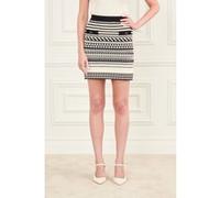 GUESS Marciano By Arianna Stitched Ski Eggshell And Black Taille: L | Mini Jupes Outlet | Femme | Blanche