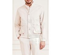 GUESS Marciano By Bomber With Buttons Neutral Jacket Milk Taille: S | Blousons d'aviateurs Outlet | Homme | Blanche