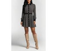 GUESS Marciano By Edith Chemisier Dres New Monogram Black B Taille: 42 | Robes Chemises Outlet | Femme | Le Noir