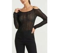 GUESS Marciano By Emma Ls Cut Out Top Sweater Jet Black Taille: XS | Bodies Outlet | Femme | Le Noir