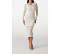 GUESS Marciano By Emma Ls Sweater Dress Sandy Shore Taille: 44 | Robes Outlet | Femme | Marron