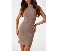 GUESS Marciano By Hermione Cap Sleeve Silk Taupe Taille: 46 | Robes Mini Outlet | Femme | Le Noir
