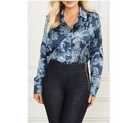 GUESS Marciano By Melissa Printed Shirt Floral Ink Button-do Taille: 38 | Chemisiers Outlet | Femme