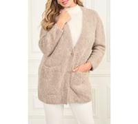 GUESS Marciano By Michaela Alpaca Card Herb Tan Multi Taille: XS/S | Cardigans Outlet | Femme