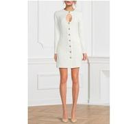 GUESS Marciano By Moira Dress Pale Pearl Taille: 40 | Robes Mini Outlet | Femme | Blanche