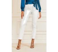 GUESS Marciano By Shelly Pant New Pale Straight Pearl Taille: 42 | Pantalons droits Outlet | Femme | Blanche