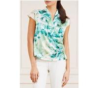 GUESS Marciano By Soraya Top Roses Bou Bouquet Blouse Print Taille: S | Chemisiers Outlet | Femme | Rose