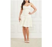 GUESS Marciano By The Flirt Sweater Pale Mini Dress Pearl Taille: L | Robes Mini Outlet | Femme | Blanche