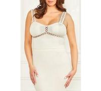 GUESS Marciano By Yohana Top Sweater Pale Pearl Taille: L | Tanktops Outlet | Femme | Blanche