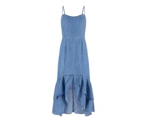 Guess - Marina Longuette - Femme - Robes - Bleu - Taille: 38 FR