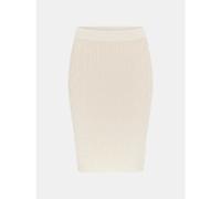 Guess - Marti Pencil Sweater Skirt - Femme - Jupes - Beige - Taille: 42 FR