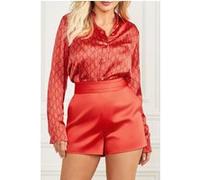 GUESS Melissa Printed Shirt Monogram Citrus Button-down Para Taille: L | Chemisiers Outlet | Femme |