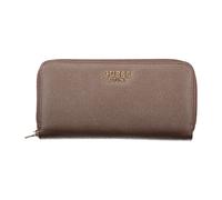 Guess - Melody SLG Grand Zip Around - Femme - Accessoires - Brun - Taille: ONE Size