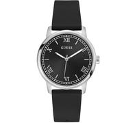 Guess Men's Chandler Analogue Quartz Watch Noir/Argent Taille unique Male