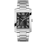 Guess Men's Clyde Analogue Quartz Watch Noir/Argent Taille unique Male
