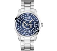 Guess Men's Collegiate Analogue Quartz Watch Bleu/Argenté Taille unique Male