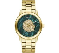 Guess Men's Monarch Analogue Quartz Watch Vert/Métallique Taille unique Male