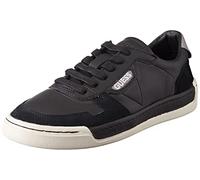 Guess Men's Strave Vintage Smart Gymnastics Shoe, Noir, 44 EU