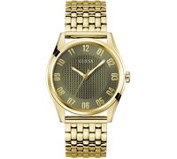 Guess Men's Tate Analogue Quartz Watch Vert/Or Taille unique Male