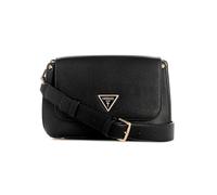 GUESS Meridian Flap Shoulder Bag, Sac à bandoulière, Rabat d'épaule Femmes, Noir, Taille Unique