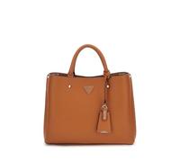 GUESS Meridian Girlfriend Satchel, Hand Bag Women, Cognac, Taille Unique