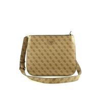 GUESS Meridian Latte Logo Pochette zippée beige avec motif
