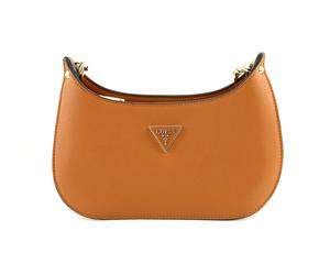 Guess Meridian Mini pochette zippée cognac